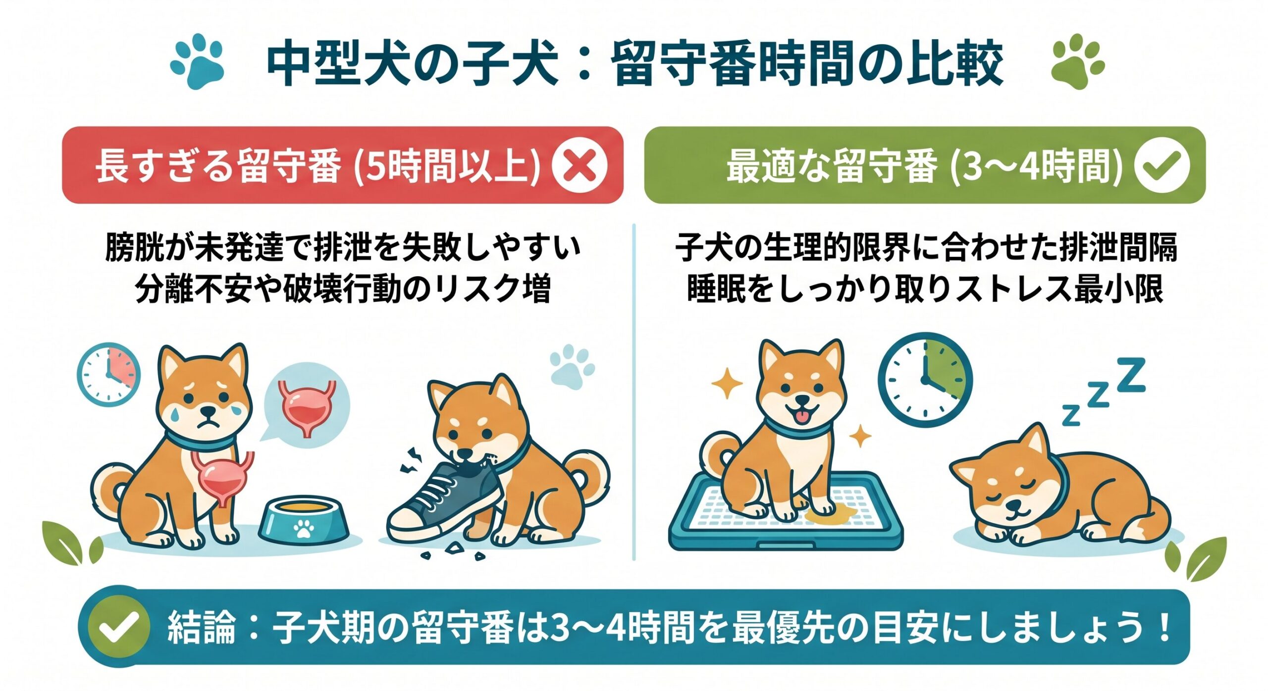 静かな日本のリビングのケージの中で、留守番中に穏やかに休む柴犬の子犬